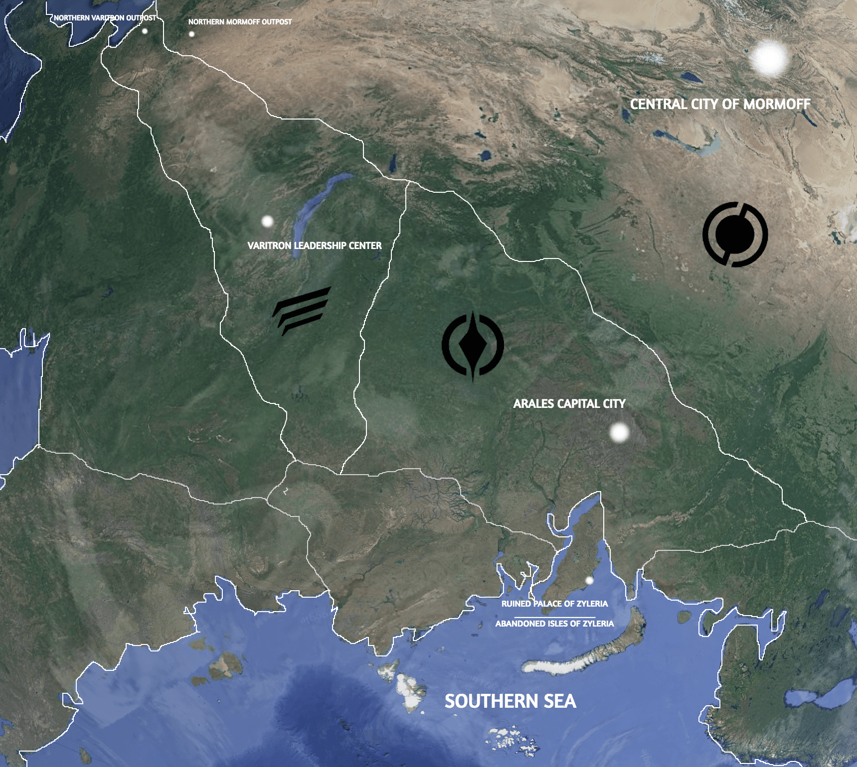 Syndicated World map